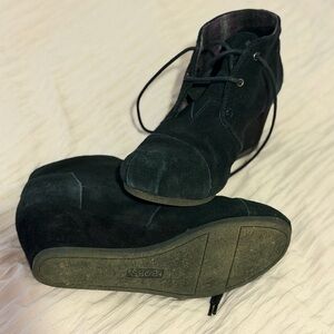 BOBS from Skechers Black Lace Up Boots